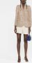 Self-Portrait Geruite blazer Geel - Thumbnail 2