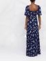 Self-Portrait Maxi-jurk met bloemenprint Blauw - Thumbnail 4