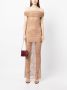 Self-Portrait Maxi-jurk verfraaid met stras Metallic - Thumbnail 2