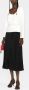Self-Portrait Midi-jurk met plooirok Zwart - Thumbnail 2
