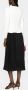 Self-Portrait Midi-jurk met plooirok Zwart - Thumbnail 4