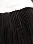 Self-Portrait Midi-jurk met plooirok Zwart - Thumbnail 5