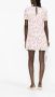 Self-Portrait Mini-jurk met bloemenprint Roze - Thumbnail 4