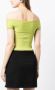Self-Portrait Off-shoulder top Groen - Thumbnail 4