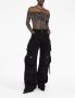 Self-Portrait Off-shoulder top Zwart - Thumbnail 2