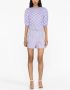 Self-Portrait Shorts met ceintuur Paars - Thumbnail 2