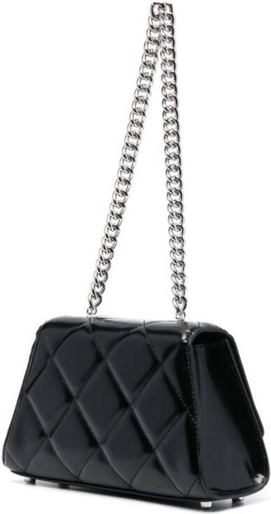 Self-Portrait The Bow gewatteerde shopper Zwart