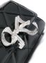 Self-Portrait The Bow gewatteerde shopper Zwart - Thumbnail 4