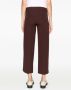 Semicouture Cropped broek Bruin - Thumbnail 4