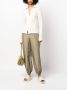 Semicouture Broek met elastische taille Groen - Thumbnail 2