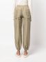 Semicouture Broek met elastische taille Groen - Thumbnail 4
