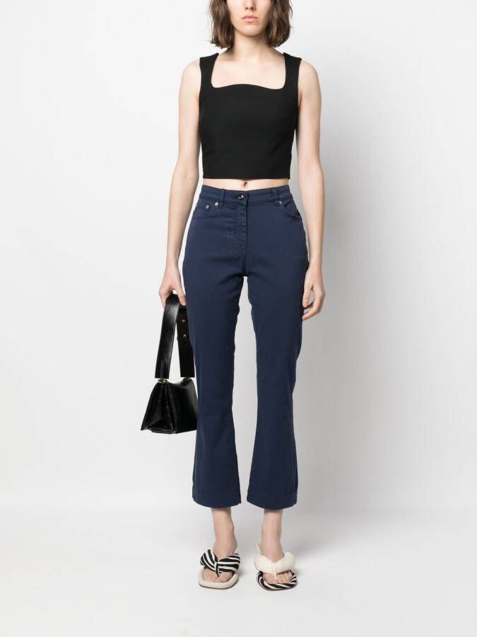 Semicouture Flared jeans Blauw
