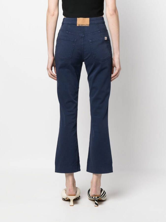 Semicouture Flared jeans Blauw