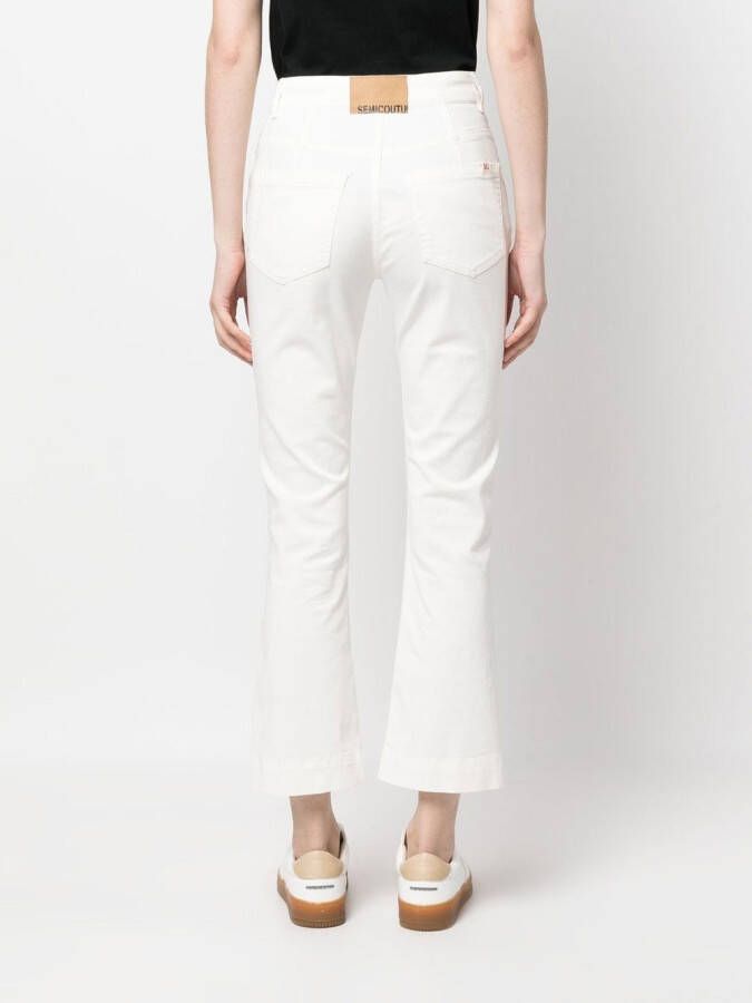 Semicouture Flared jeans Wit