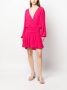 Semicouture Jurk met lange mouwen Roze - Thumbnail 2