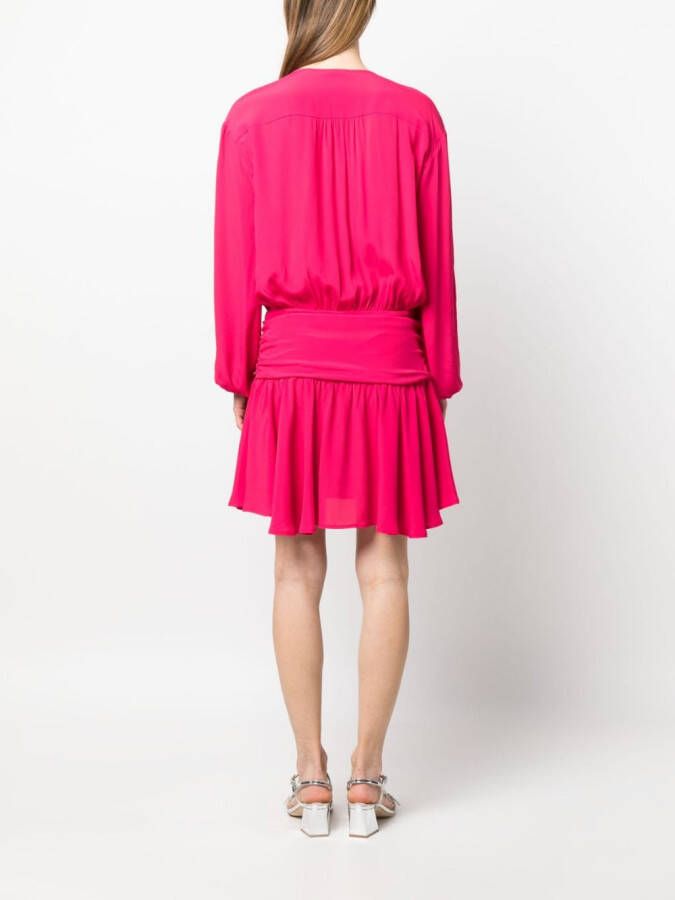 Semicouture Jurk met lange mouwen Roze