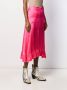 Semicouture Rok met ruche afwerking Roze - Thumbnail 3