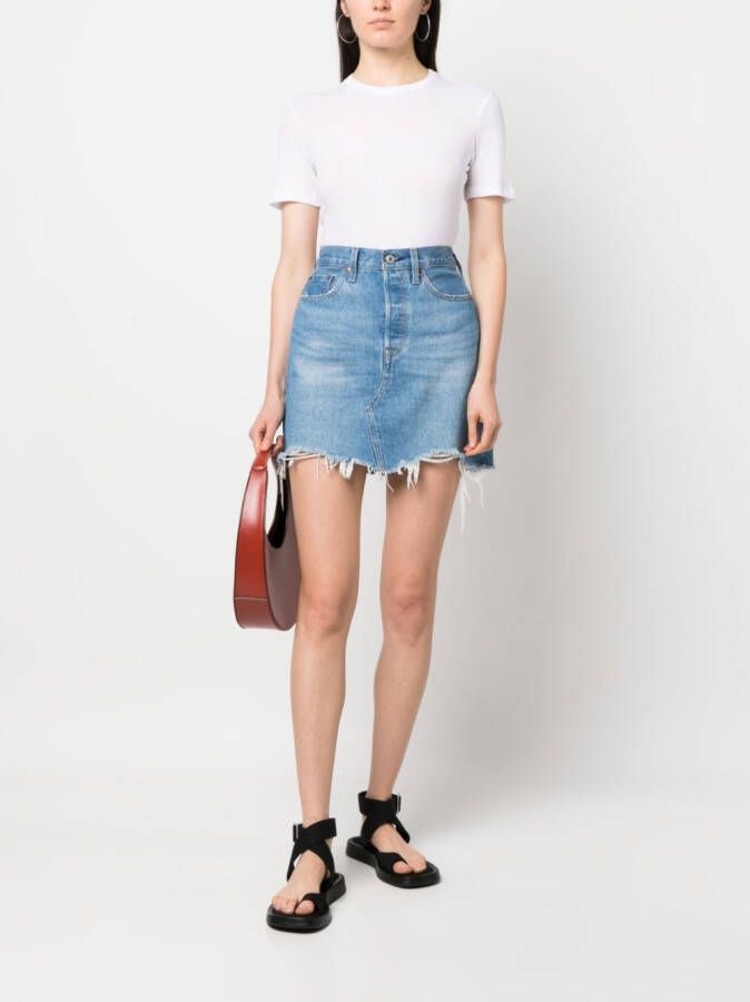 Semicouture T-shirt met afwerking Wit