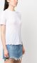 Semicouture T-shirt met afwerking Wit - Thumbnail 3