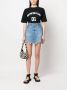 Semicouture T-shirt met logoprint Zwart - Thumbnail 2