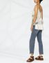 Semicouture Top met bladerprint Beige - Thumbnail 3