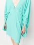 Semicouture Mini-jurk met V-hals Groen - Thumbnail 5