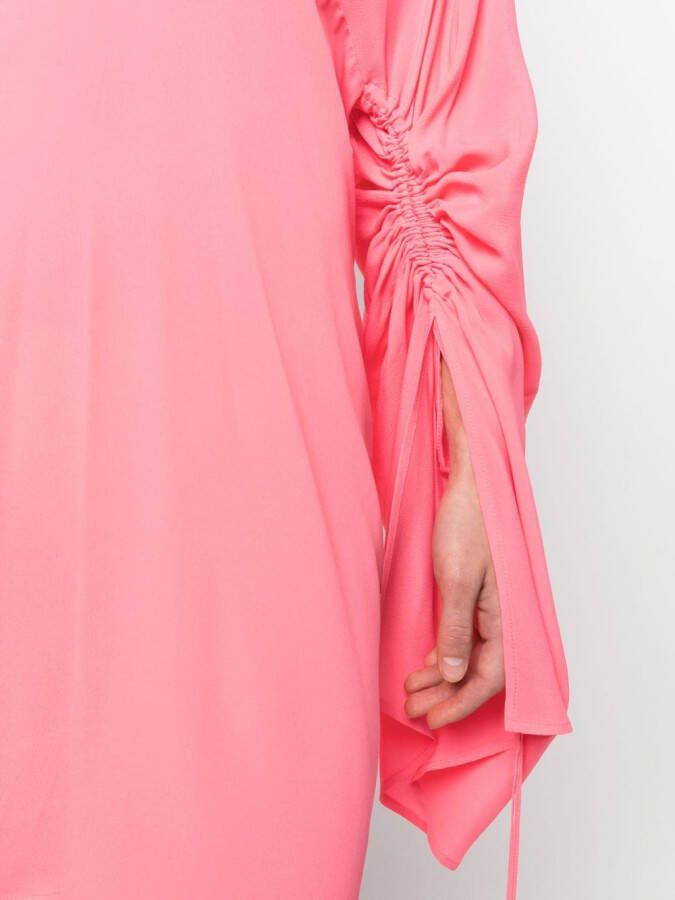 Semicouture Mini-jurk met V-hals Roze
