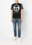 Sergio Tacchini T-shirt met logoprint Zwart - Thumbnail 2