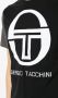 Sergio Tacchini T-shirt met logoprint Zwart - Thumbnail 5