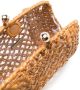 SERPUI Blair geweven clutch Bruin - Thumbnail 5
