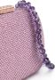 SERPUI Clutch verfraaid met kristallen Paars - Thumbnail 3