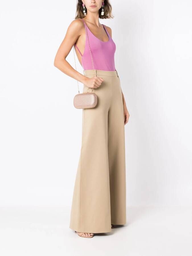 SERPUI Clutch verfraaid met kristallen Roze