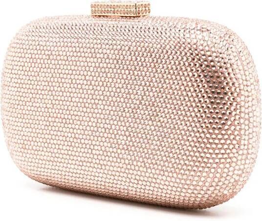 SERPUI Clutch verfraaid met kristallen Roze
