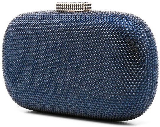 SERPUI Emma Montana clutch met stras Blauw