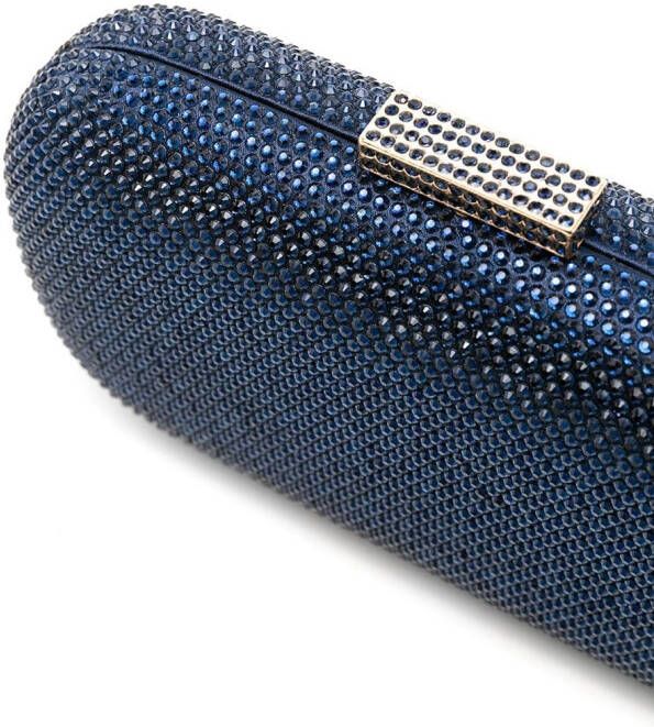 SERPUI Emma Montana clutch met stras Blauw