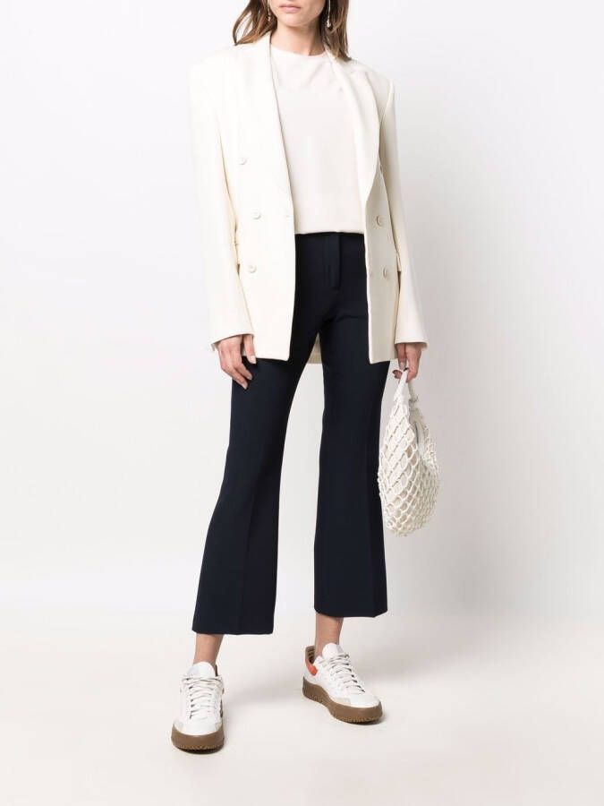 Seventy Cropped pantalon Blauw