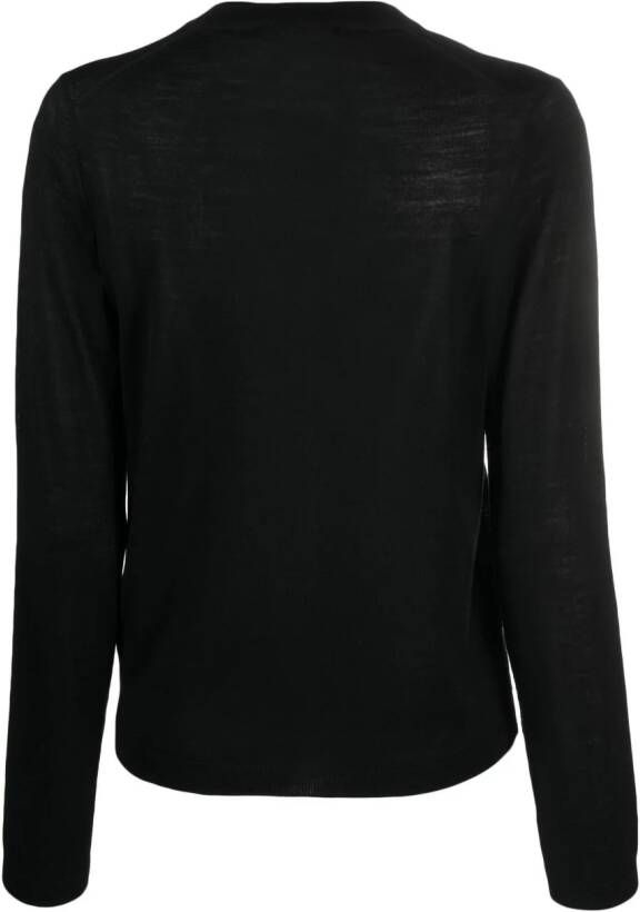 Seventy Trui met V-hals Zwart