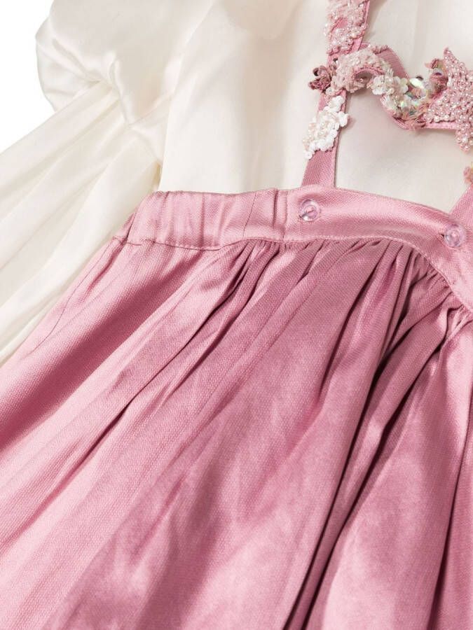 SHATHA ESSA Jurk verfraaid met sterren Roze