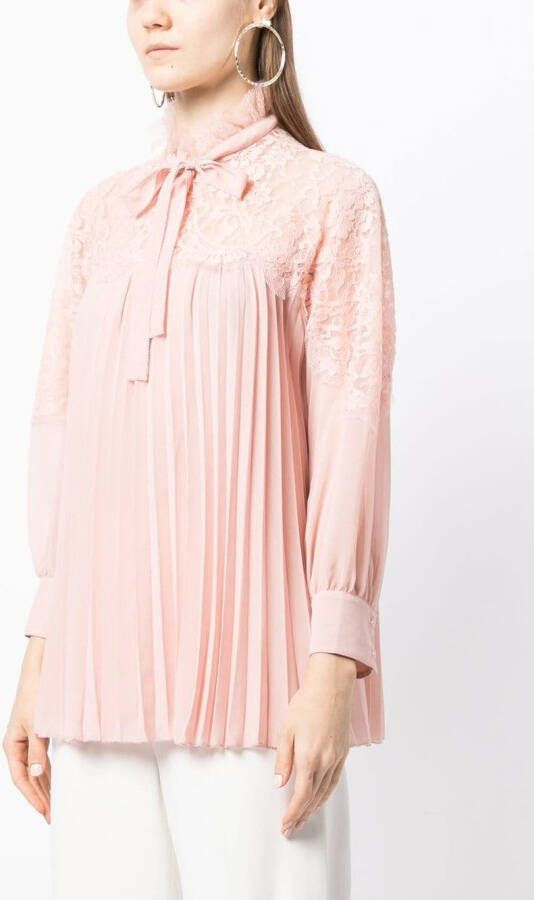 SHIATZY CHEN Geplooide blouse Roze