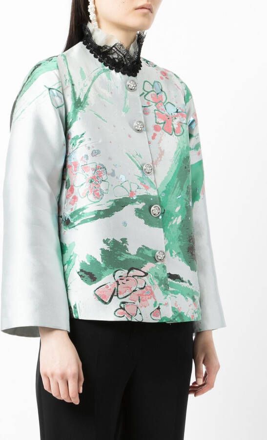 SHIATZY CHEN Jack met kraag van kant Groen