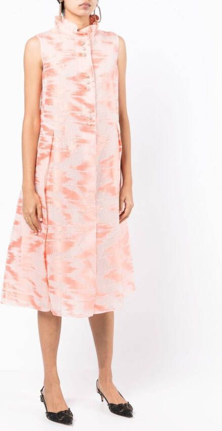 SHIATZY CHEN Midi-jurk met print Roze