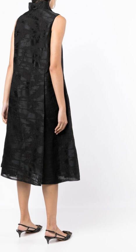 SHIATZY CHEN Midi-jurk met print Zwart