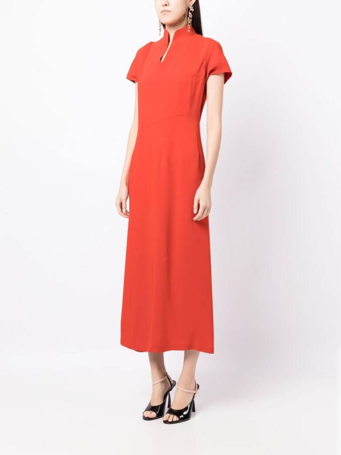 SHIATZY CHEN Midi-jurk met split Rood