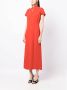 SHIATZY CHEN Midi-jurk met split Rood - Thumbnail 3