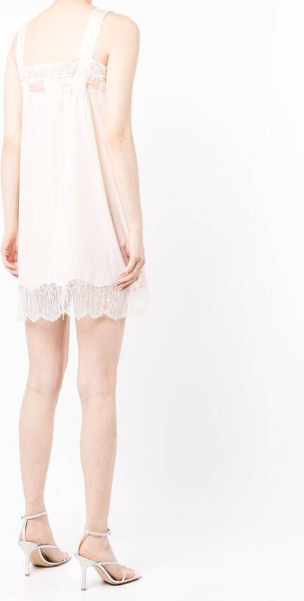 SHIATZY CHEN Mini-jurk met kant Roze