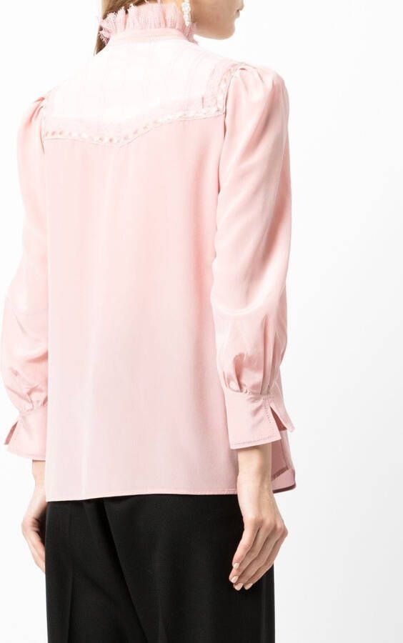 SHIATZY CHEN Zijden blouse Roze