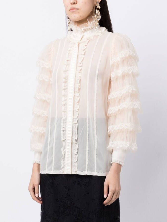 SHIATZY CHEN Zijden blouse Wit