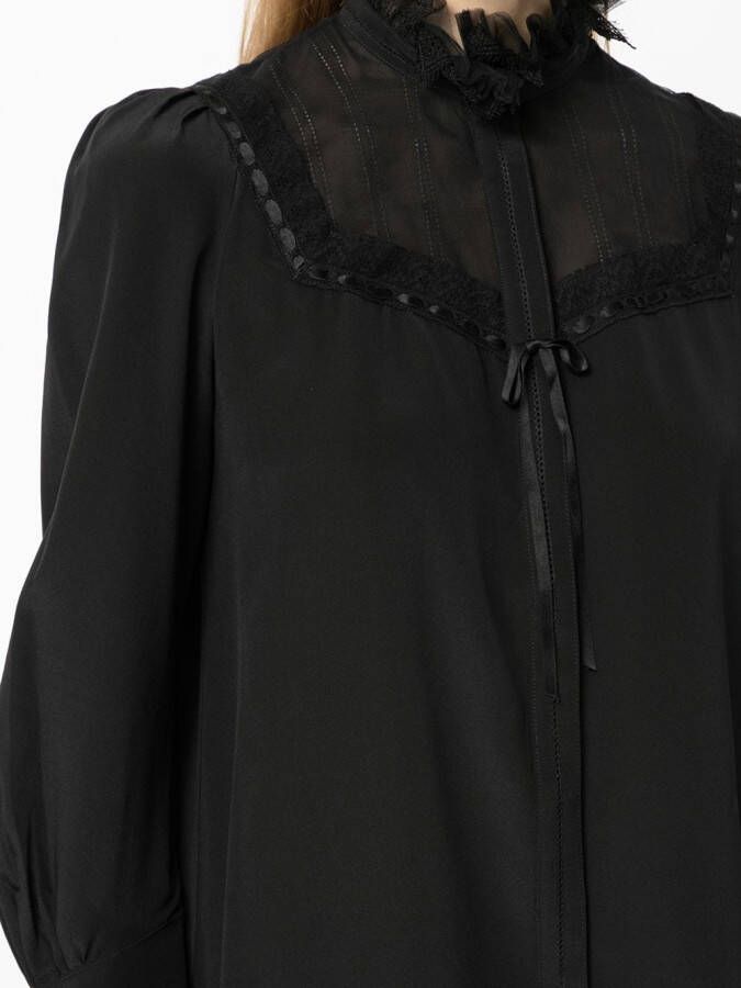 SHIATZY CHEN Zijden blouse Zwart