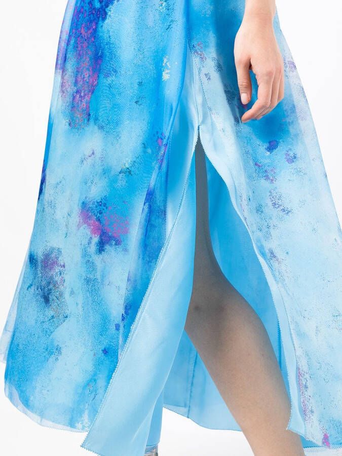 SHIATZY CHEN Zijden jurk Blauw