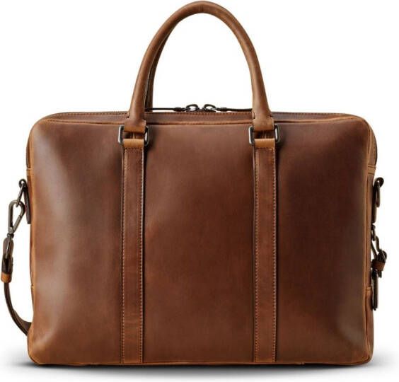 Shinola Navigator GM computer aktetas Bruin